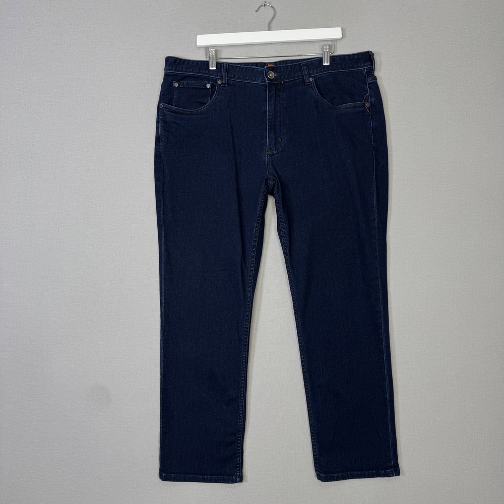 Tommy Bahama Indigo Palms Jeans Mens 40x30 Blue Dark Wash Straight Denim Trouser